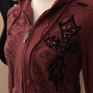 Rebel Spirit Women’s zip up hoodie.